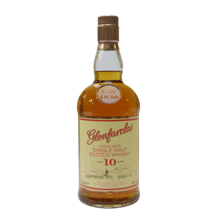 Glenfarclas 10 Ans Single Malt Whisky Highlands Ecosse 40° 70Cl