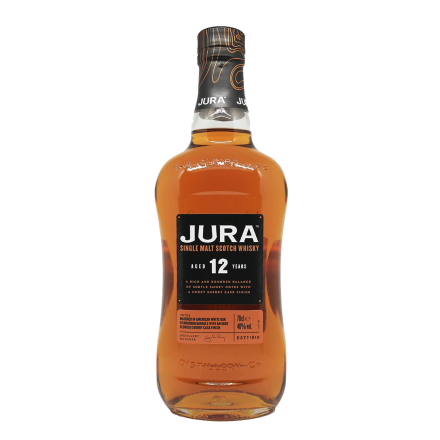 Jura 12 Ans Single Malt Whisky Isle Of Jura 40° 70Cl