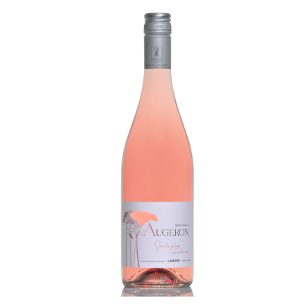 vin rosé Sables Fauves Sur la plage Abandonnée bouteille
