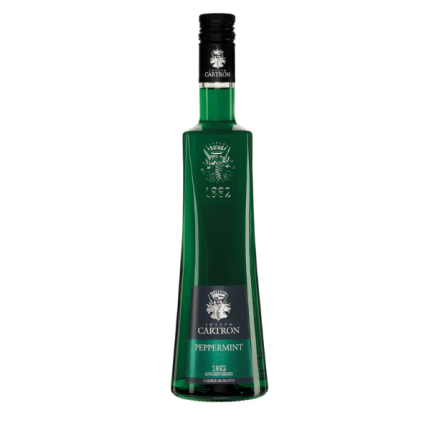 Bouteille Cartron Liqueur De Peppermint Vert