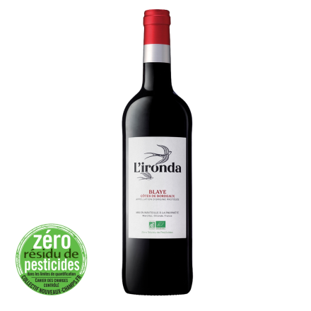 Bouteilles L'Ironda 2020 Rouge Bio Bordeaux