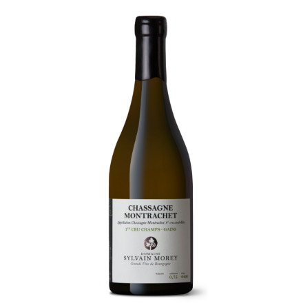 Sylvain Morey Chassagne Montrachet 1er Cru Blanc Champs Gains 2022 Bouteille Vin