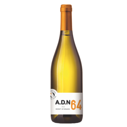 ADN 64 Blanc Fruité Doux Mont d'Oraàs Bouteille Vin