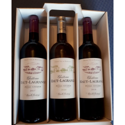 Bouteilles Château Haut Lagrange Coffret Découverte 3 Bouteilles Bordeaux