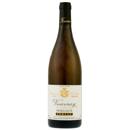 Foreau Vouvray Moelleux Réserve 2022 Blanc vin bouteille