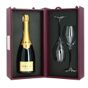 Champagne Krug Grande Cuvée 169 ème Édition Coffret 2 Flûtes