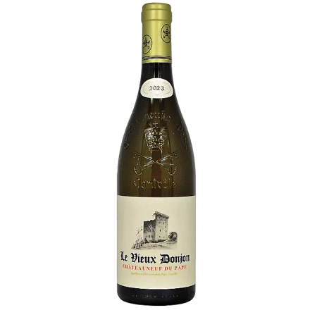 Domaine Vieux Donjon 2023 blanc vin bouteille