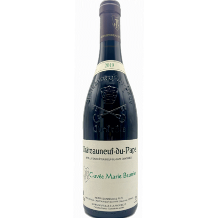 Bonneau Marie Beurrier2019 rouge bouteille