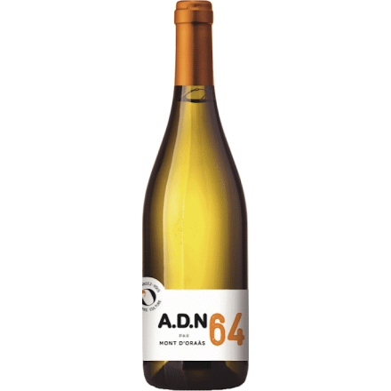 ADN 64 Blanc Fruité Doux Mont d'Oraàs Bouteille Vin