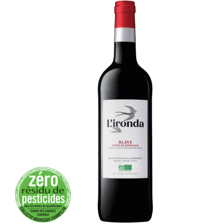 Bouteilles L'Ironda 2020 Rouge Bio Bordeaux