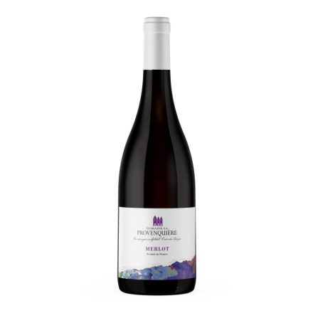 Merlot 2023 Rouge la provenquiere bouteille vin