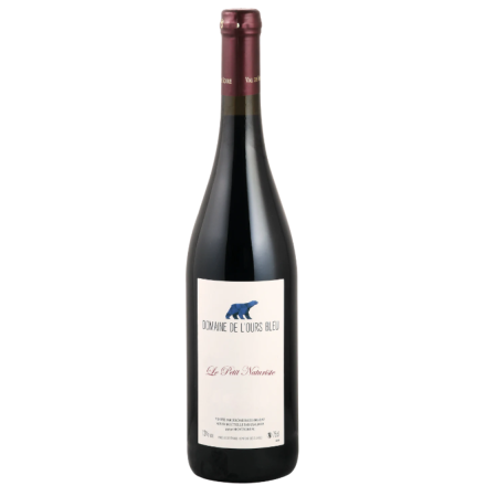 L'Ours Bleu Petit Naturiste Rouge 2021 Bouteille Vin