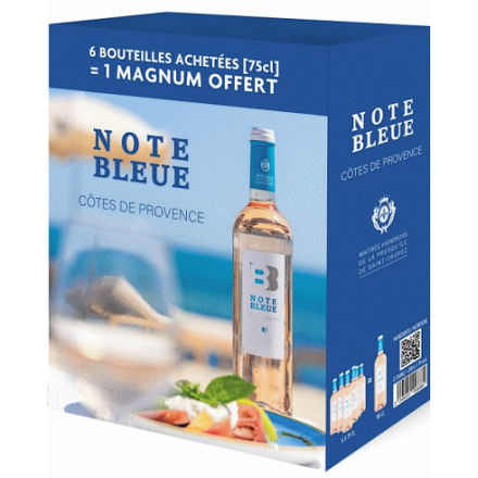 Coffret 6 Bouteilles Note Bleue Rosé 2025 + 1...