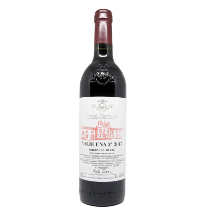vin Vega Sicilia Valbuena 2017 Rouge bouteille
