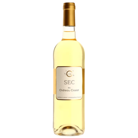 Le C De Sec Du Château Closiot 2025 Blanc Bouteille Vin