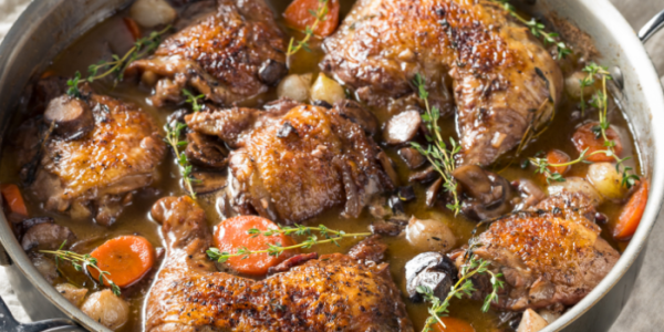 Coq au vin : Accord mets & vins