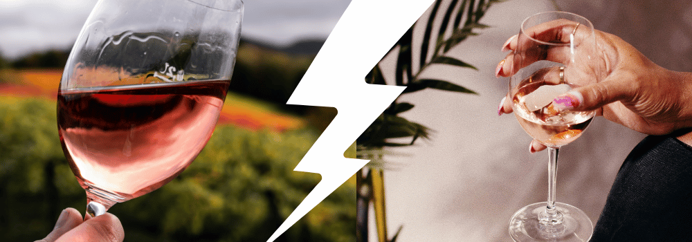 Quelle est la différence entre le vin rosé et le vin gris ?